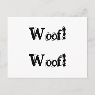 Beschwerde über Hundebarken Postkarte