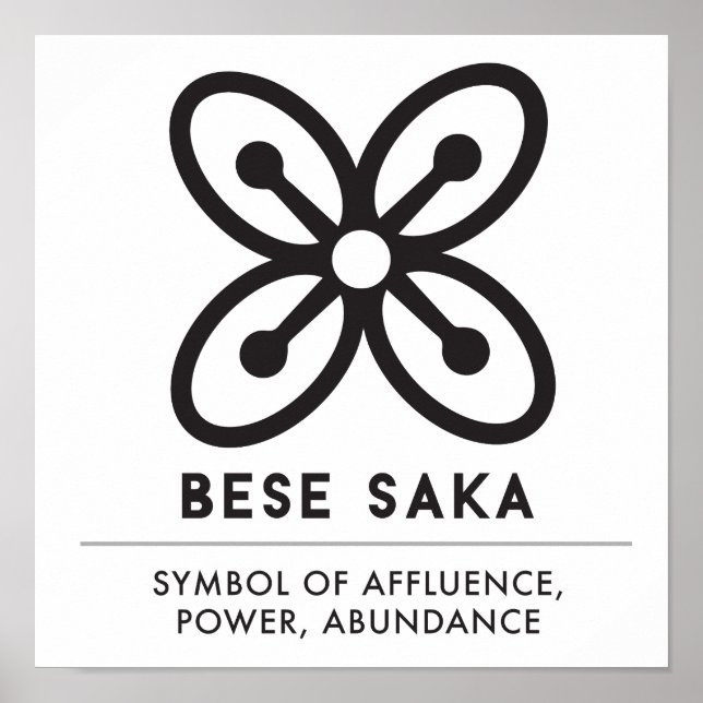 BESE SAKA | Gütezeichen, Power, Überfluss Poster (Vorne)