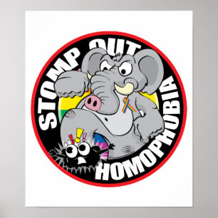Beseitigung der Homophobie Poster