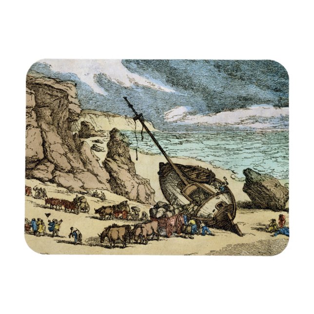 Beseitigung eines Wrack an der Nordküste von Cornw Magnet (Horizontal)