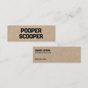 Beseitigung von Hausmüll Mini Visitenkarte