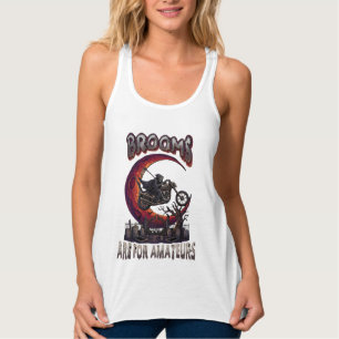 Besen Amateure Sensenmann Motorrad Halloween R Tank Top