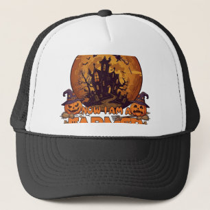 Besen Brach Bauer Halloween Hexe Spukhaus P Truckerkappe