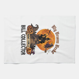 Besen brach Bill Collector Halloween Spukhaus Geschirrtuch