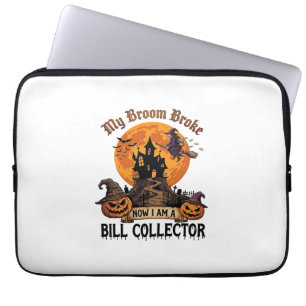 Besen brach Bill Collector Halloween Spukhaus Laptopschutzhülle