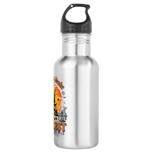 Besen Brach Biologe Halloween Verlassenes Schloss Edelstahlflasche