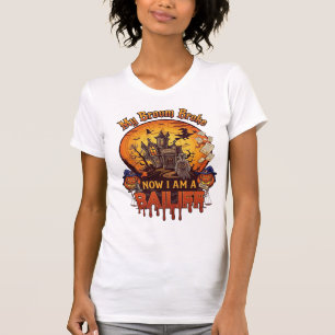 Besen brach Gerichtsvollzieher Halloween Geist Ger T-Shirt