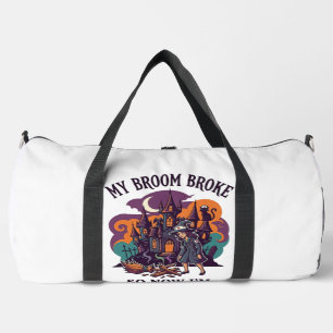 Besen Brachte Krankenschwester Halloween Hexe Spuk Duffle Bag