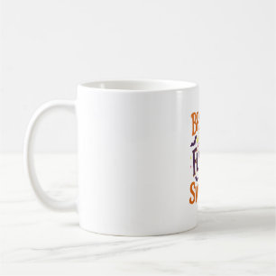 Besen fliegen fegend Halloween Hexe Mond Fledermäu Kaffeetasse
