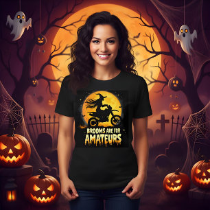 Besen sind für Amateure Coole Halloween-Hexe T-Shirt