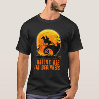 Besen sind für Anfänger Lustiger Pferdereiter Hexe T-Shirt