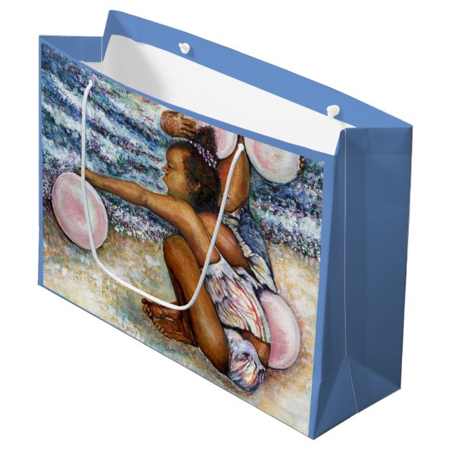 Besessen davon, das Unmögliche zu erobern Große Geschenktüte (Vorderseite Schrägansicht)