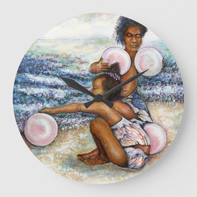 Besessen davon, das Unmögliche zu erobern Große Wanduhr (Vorderseite)