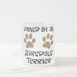 Besessen durch Airedale Terrier Mattglastasse