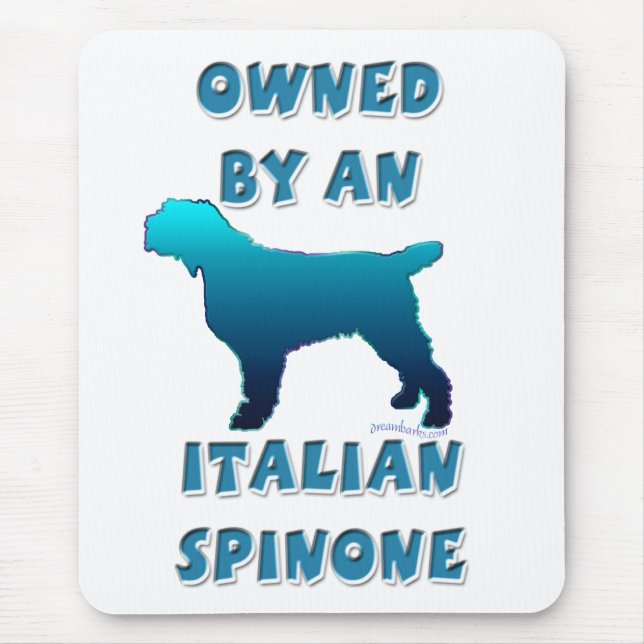 Besessen durch ein italienisches Spinone Mousepad (Vorne)