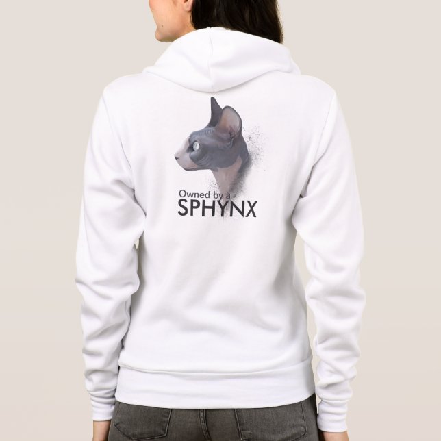 Besessen durch ein sphynx hoodie (Rückseite)