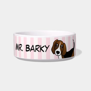Besessen durch einen Beagle - Rosa Napf