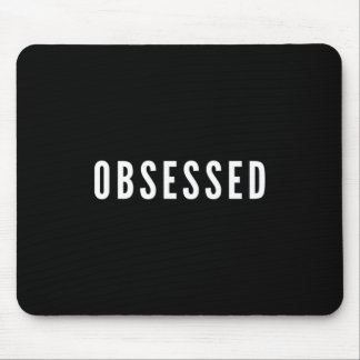 Besessen gewesene schwarze Mausunterlage Mousepad