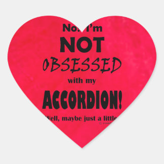 Besessene Accordion Heart Sticker