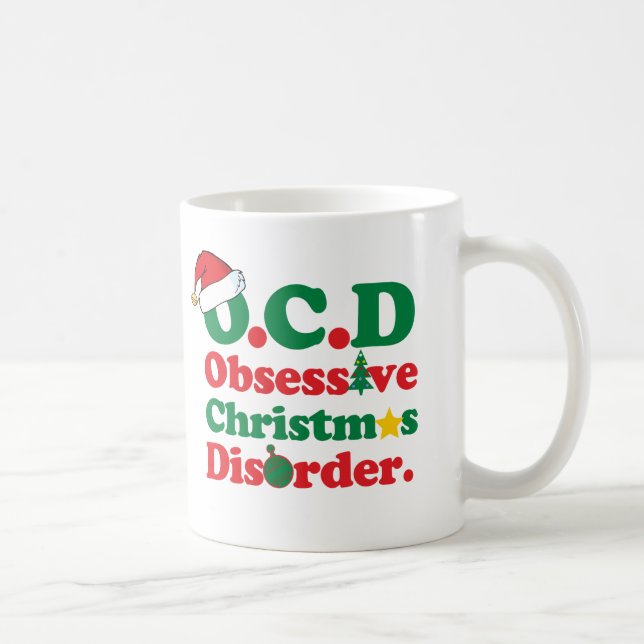 Besessene Weihnachtsstörung Kaffeetasse (Rechts)