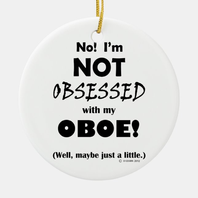 Besessenes Oboe Keramikornament (Vorne)