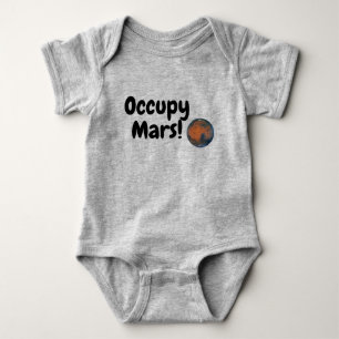 Besetze den Mars Planeten Baby Strampler