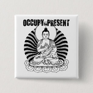 BESETZEN Sie den anwesenden Buddha-Knopf Button