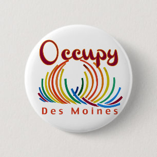 Besetzen Sie Des Moines Button