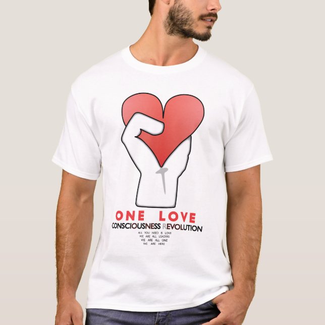 Besetzen Sie eine Liebe T-Shirt (Vorderseite)