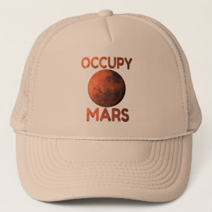 Besetzen Sie Mars-Raum-Rennen Terraform Truckerkappe