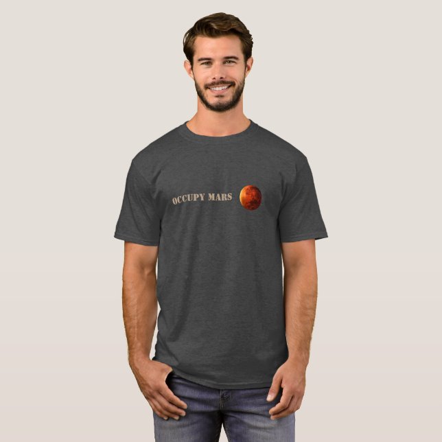 Besetzen Sie Mars T-Shirt (Vorne ganz)