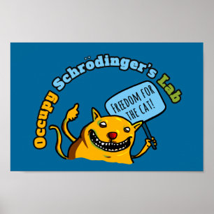 Besetzen Sie Schrodingers Labrador Poster
