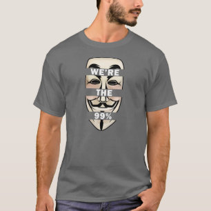 BESETZEN SIE WALLSTREET: Anonym sind WIR DIE 99%! T-Shirt
