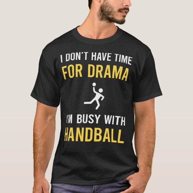 besetzt mit Handball T-Shirt (Vorderseite)