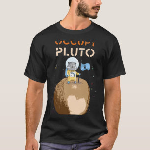 Besetzt Pluto Vergeßt den Astronauten-Kater im Wel T-Shirt