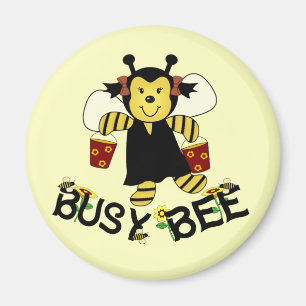 Besetzte Biene Magnet