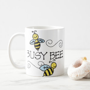 Besetzte Bienen Kaffeetasse