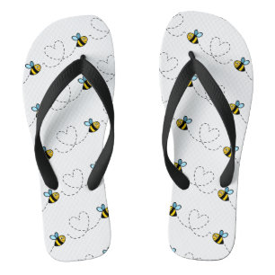 Besetzte Flip Flops für das Muster der Hummeln