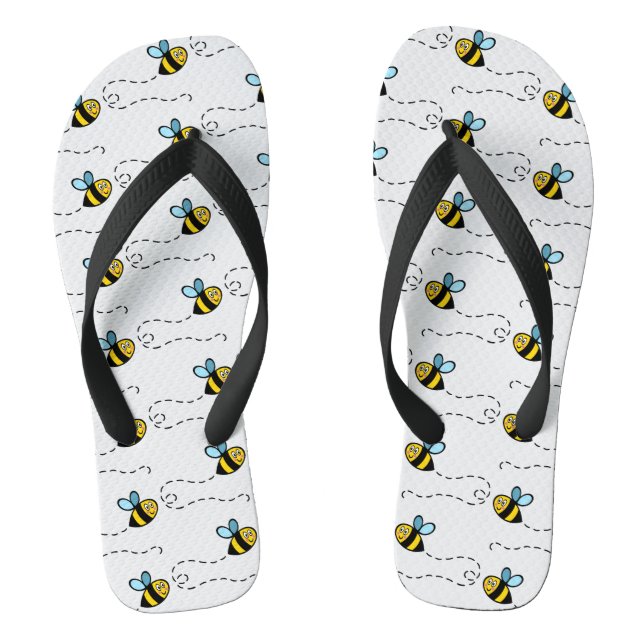 Besetzte Flip Flops für das Muster der Hummeln (Fußbett)