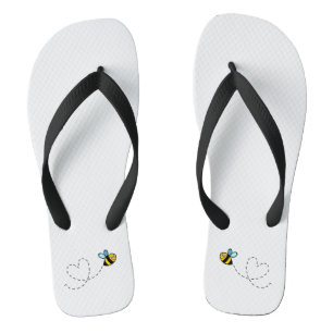 Besetzte Flip Flops für das Muster der Hummeln