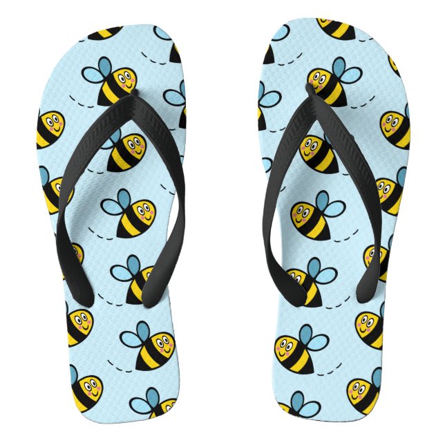 Besetzte Flip Flops für das Muster der Hummeln (Fußbett)