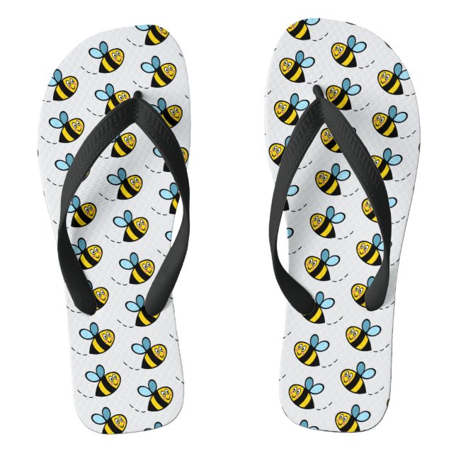 Besetzte Flip Flops für das Muster der Hummeln (Fußbett)