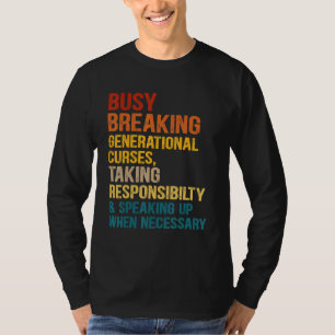 Besetzte, generationenbedingte Fluchen, die reaksi T-Shirt