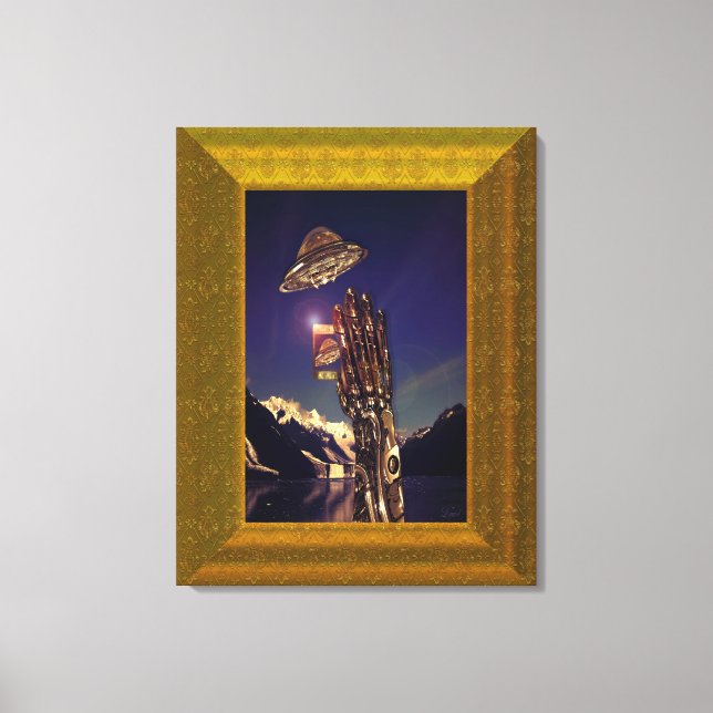 Besetzte Leinwand (Vorderseite)