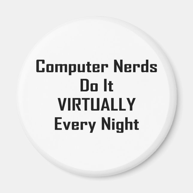 Besetzte Nerd Magnet (Vorne)