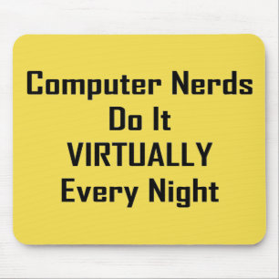 Besetzte Nerd Mousepad