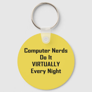 Besetzte Nerd Schlüsselanhänger