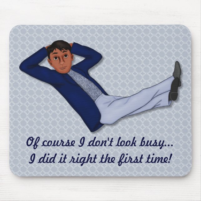 Besetzter Mann Mousepad (Vorne)