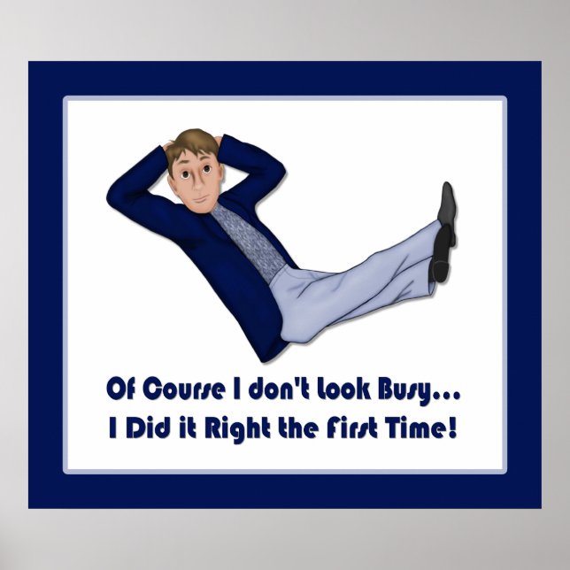 Besetzter Mann - Wettbewerb Poster (Vorne)