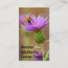 Besetztes Bier auf Lila Dickdarm Visitenkarte